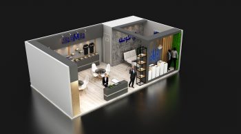 غرفه نمایشگاهی مبین صنعت نساجی